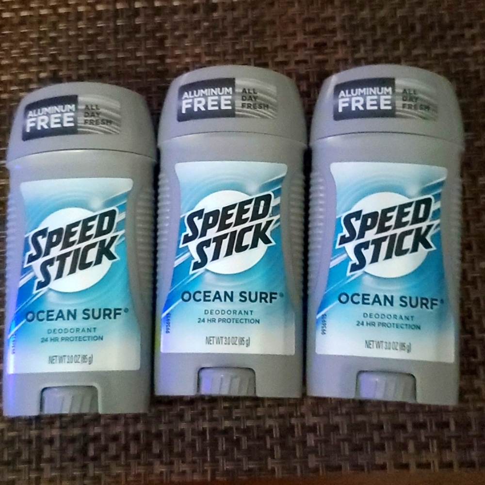 Speed Stick by Colgate-Palmolive deodorant for men - 3 NEW 3.0oz. OCEAN SURF